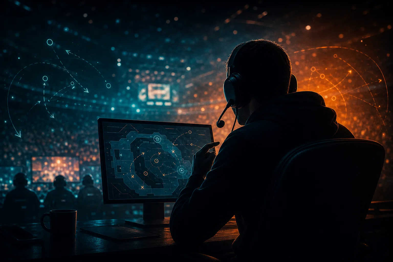 AI coaching report card with skill category scores